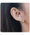 Silver Hoop Earring HO-2591